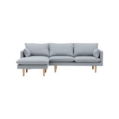 sofa with cut out isolated on background transparent	
