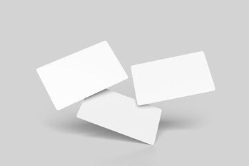 Floating Credit Card Mockup for showcasing your design to clients