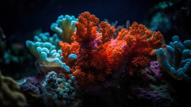 Vue sous-marine de la grande barri&egrave;re de corail en Australie