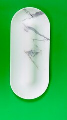 White marble stone specimen