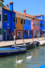 Fototapeta na wymiar Insel Burano bei Venedig