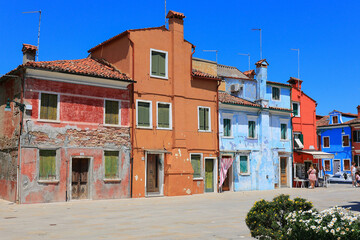 Insel Burano bei Venedig