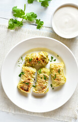 Stuffed cabbage rolls