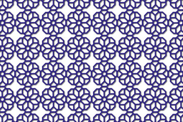 Ramadan Kareem, Arabic pattern background. Islamic ornament geometric 3d shape texture, vector, abstract background. 