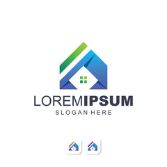 real estate modern logo