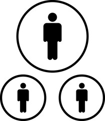 Group of people icon vector