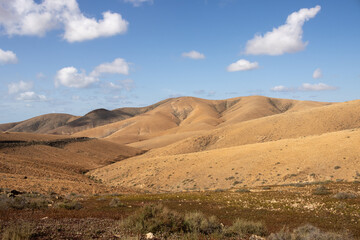 Mountains in the central Fuerteventura, Spain