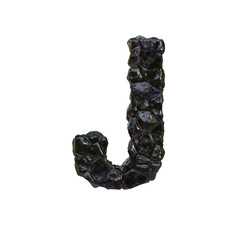 Black Planet 3D Alphabet or Lettering PNG Images - View 1