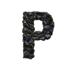 Black Planet 3D Alphabet or Lettering PNG Images - View 1
