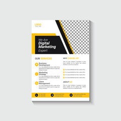Corporate flyer design template