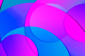 Abstract colourful background with fluid color shapes of, blue and purple - stock illustration