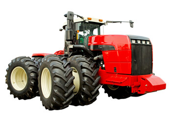 Powerful agricultural tractor