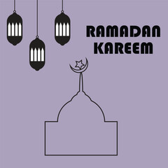 Ramadan Kareem. Ramadan Mubarok vector art. Muslim ramadan mubarok. ramadan mubarok illustration.