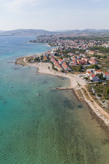 Fototapeta na wymiar aerial view of the Croatia