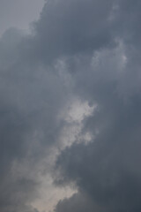 Last summer storms of the summer in the sky above Johannesburg