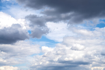 Sky on a clear day with beautiful clouds