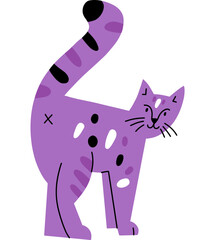 Cat, isolated vector