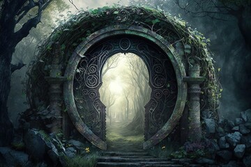 Gateway to a Forgotten Realm: A Portal to Fantastical Worlds Generative AI