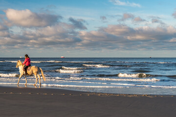 Wintersparziergang am Strand