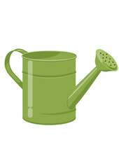 Watering can vector. Farming illustration. Garden tool