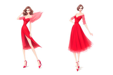 fashion female illustration