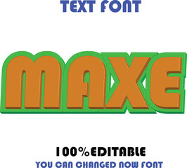 Text effect vector 