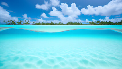 Obraz premium Beautiful carribean sea