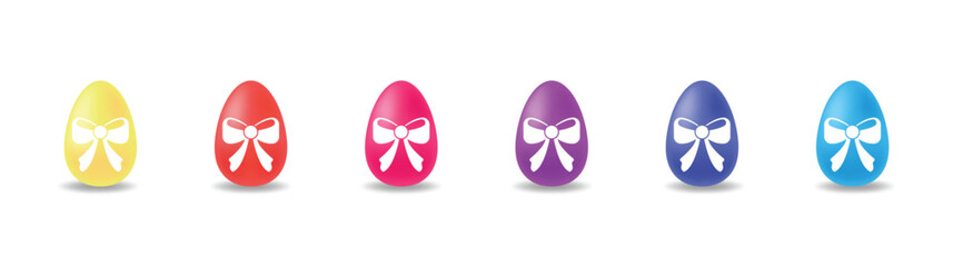 colored easter egg icon. realistic easter egg icon from easter collection. egg illustration isolated on white background. Editable easter egg symbol can be used web and mobile