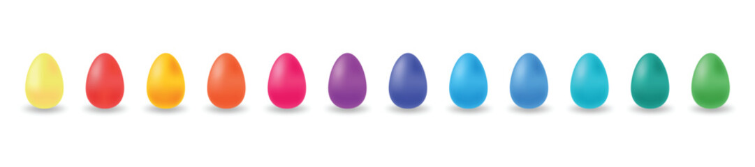 colored easter egg icon. realistic easter egg icon from easter collection. egg illustration isolated on white background. Editable easter egg symbol can be used web and mobile