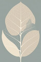 Leaves texture. generative AI