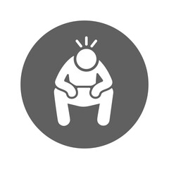 Discourage, dishearten icon.