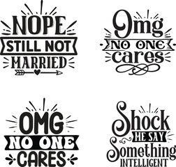 Obraz premium sarcastic Quotes svg Bundle. Quotes about sarcastic, sarcastic cut files Bundle