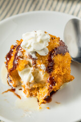Homemade Fried Ice Cream Dessert