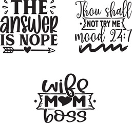 sarcastic Quotes svg Bundle. Quotes about sarcastic, sarcastic cut files Bundle