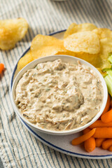 Homemade Healthy Carmelized Onion Dip