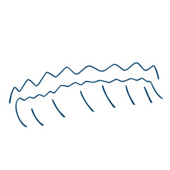 Sea Wave icon illustration