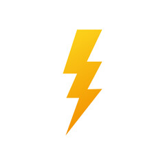 Voltage icon. lightning. Vector graphics