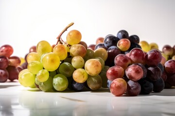 Grapes on a table