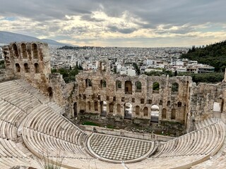 Odeon of Herodes Atticus, Acropolis in Athens, Greece