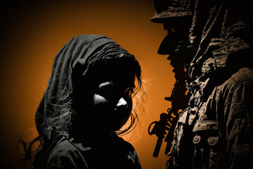 Anti terrorism day. Stop War and Violence. Pacifism, peace,  tolerance of peoples. Rescue service, soldiers, protection, police. No. Mourning memory weeping for the dead.  Generative AI