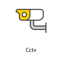 Cctv icon design stock illustration