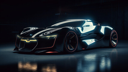 sport car wallpaper Ai Generative	