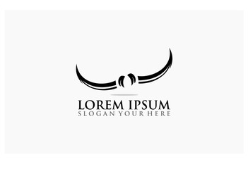 horns vector icon concept design company logo