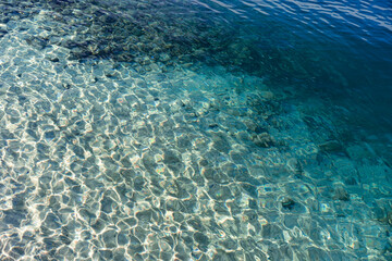 sea or ocean sand bottom water texture background