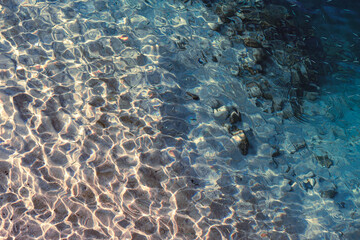 sea or ocean sand bottom water texture background