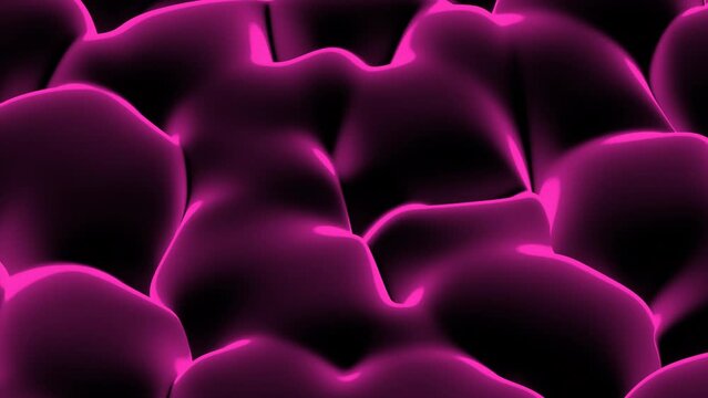 Slimy fluid, abstract background in shades of pink. Design. Anti stress effect of moving liquid substance.