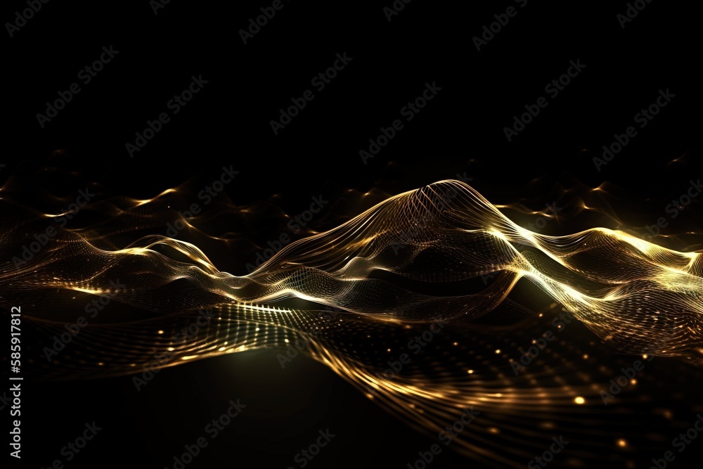 Aufkleber a black background with gold lines and a black background with gold lines and a black background wit