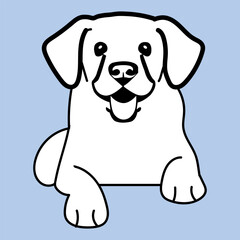 A Dog looks Likes beautiful and eye catching drawings in Vector Artwork