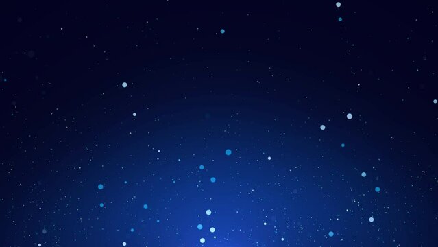 Abstract 4K shining glitter particles. On beatiful relaxing Background. Abstract motion background shining particles. Shimmering Glittering Particles With Bokeh.