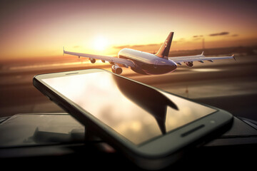 Mobile Magic: A Plane Takes Off from a Phone. Generative Ai